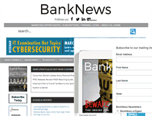 Tablet Screenshot of banknews.com